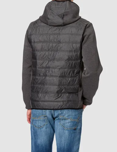 Jack & Jones Toby Hybrid Jacke - Funktionsjacke mit elastischer Kapuze und Reißverschlusstaschen, ideal für kühlere Tage. Hochwertige Materialmischung sorgt für optimalen Tragekomfort und sportlichen Schnitt.