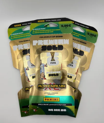 FIFA World Cup 2026 Adrenalyn XL - Premium Gold Pack von Panini