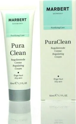 Marbert Pura Clean Femme Regulating Cream 50 ml - Hautpflege, regulierende Creme für ein ausgeglichenes Hautbild und optimale Feuchtigkeitsversorgung.