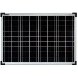 enjoy solar® Solarpanel 50W 36V – Monokristallines Modul mit 0% MwSt. - Hochwertiges Solarpanel mit monokristallinen PERC-Zellen für hohe Effizienz. Ideal für autarke Energieversorgung, robust und wetterfest für den Außeneinsatz.