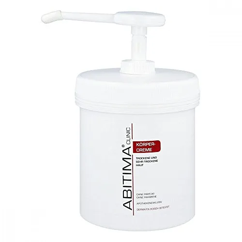 Abitima Clinic Körpercreme 1000 ml - Cremes & Balsame - Ideal für trockene Haut, versorgt sie intensiv mit Feuchtigkeit und Nährstoffen, zieht schnell ein und sorgt für eine weiche, glatte Haut.