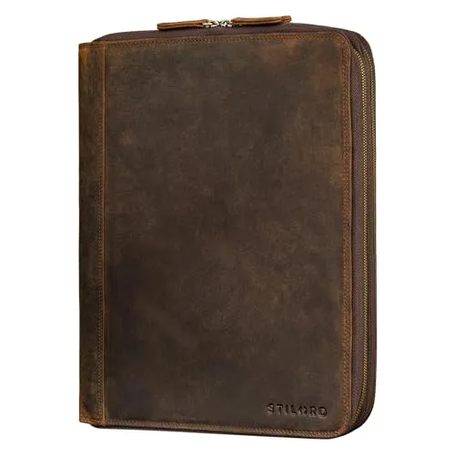 STILORD 'Ferris' Vintage Leder Dokumentenmappe von STILORD