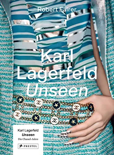 Karl Lagerfeld Unseen: Die Chanel-Jahre - Überformat mit Folienprägung - Soziologie-Referenz Buch über Karl Lagerfelds Einfluss auf Chanel, mit hochwertigem Lotusleinen-Umschlag und beeindruckender Folienprägung.