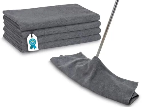 ZOLLNER 5er Set Bodentücher- anthrazit in grau von Zollner