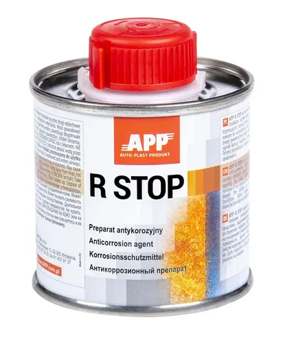 APP R STOP Rostumwandler | Effektiver Rostschutz für Autos - Rostumwandler & Rostentferner, dringt in Rost ein und stoppt dessen Ausbreitung, ideal für die Reparatur von Fahrzeugkarosserien.