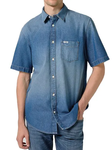 Wrangler Jeanshemd Regular Fit Kurzarm von Wrangler