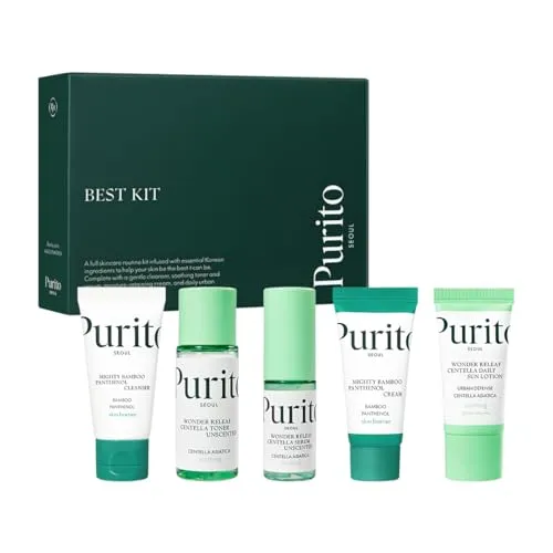 Purito Seoul Best Kit – Gesichtspflege-Set für unterwegs mit 5 Produkten