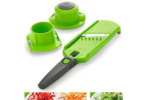 Börner Gemüsehobel Multi Dicer und Julienne Gemüseschneider in Grün