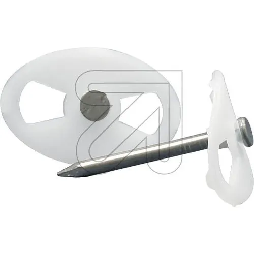 Nagelscheibe 25x38mm mit Nagel 3,5x40mm 100 Stk