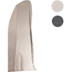 Schutzhülle für Ampelschirm HWC-D14 bis 3m - Sonnenschirm-Zubehör mit wasserdichter PVC-Beschichtung, schützt Ihren Ampelschirm zuverlässig vor Wind und Wetter. Mit praktischem Reißverschluss und Kordelzug für festen Halt.