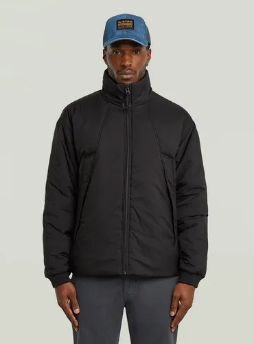 G-Star Übergangsjacke Schwarz - L - Stylische Übergangsjacke aus recyceltem Polyamid mit elastischen Abschlüssen für optimalen Tragekomfort. Ideal für wechselhaftes Wetter und lässige Outfits.