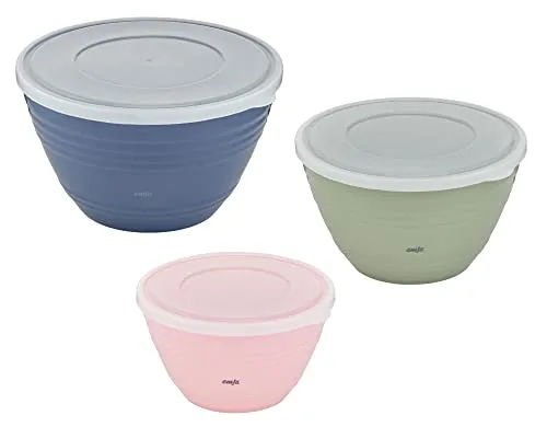 Emsa Prep&Bake 3er Set Kunststoff-Rührschüssel