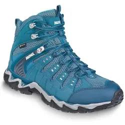 Meindl Respond Lady Mid II GTX - Petrol/Türkis, Gr. 5 UK / 38 EU - Der Meindl Respond Lady Mid II GTX bietet GORE-TEX® Futter für optimalen Wetterschutz, ein AIR-ACTIVE® Fußbett und eine robuste Meindl Multigrip® G4 Sohle für höchsten Komfort und Stabilität.