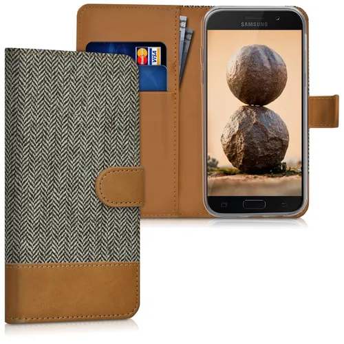 Hülle für Samsung Galaxy A5 2017 Kunstleder Wallet Case Cover Handy Schutzhülle