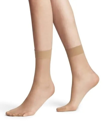 FALKE Damen Socken Seidenglatt 15 DEN W So transparent einfarbig 1 Paar, Hautfarben Powder 4169, 39-42