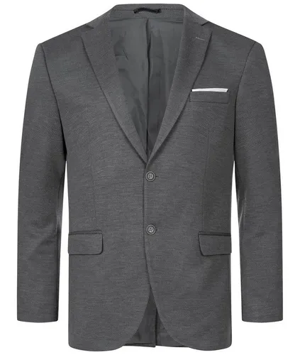 Indumentum Herren Sakko Slim Fit IJS-102 grau S - Elegantes Slim Fit Sakko aus elastischem Material für einen perfekten Sitz. Ideal für legere Anlässe und vielseitig kombinierbar.