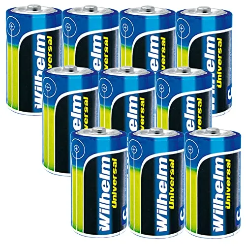 Wilhelm Universal Baby Alkaline Batterien C LR14 1,5V 10 x