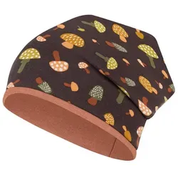 Smarilla Jerseymütze Übergangsmütze Beanie Herbstmütze Kindermütze braun 50-52