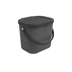 Rotho Müllsystem Albula, grau in schwarz von Rotho