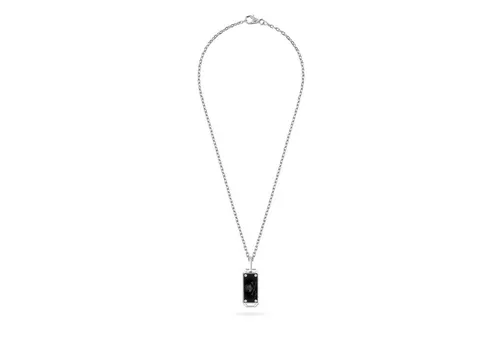 PHILIPP PLEIN Charm-Kette $KULL BONES in Silber - Elegante Halskette aus recyceltem Edelstahl mit IP-Beschichtung, ideal für stilvolle Akzente. Einzigartiges Design und nachhaltiges Material machen sie zum perfekten Accessoire.