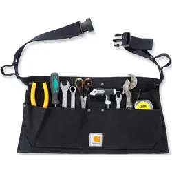 Carhartt Werkzeuggürtel A09 - Robuster Half Apron in Schwarz, Größe M - Werkzeuggürtel aus strapazierfähigem Material, perfekt für Handwerker und Hobbybastler, bietet optimalen Komfort und viel Stauraum.
