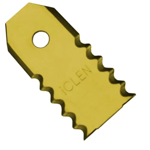XXL Ersatzmesser Ersatzklingen für Sichelmäher in patentierte WAVE-Cut Technologie, TiNi, mit Schrauben 15