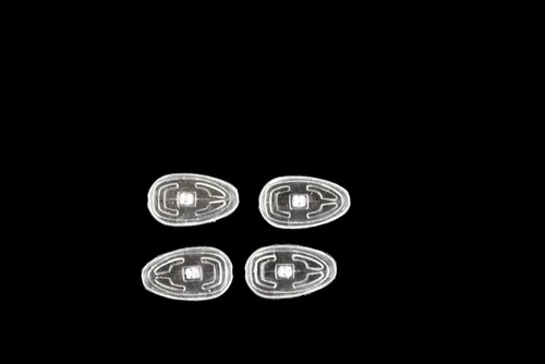 optiker-dietrich.de Brillenetui Silikonbrillenpads Schraubsystem (Tropfen 15mm)