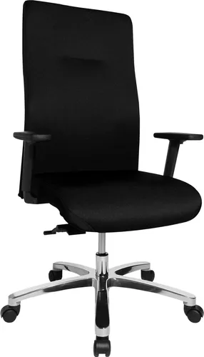Topstar Big Star 20 Bürostuhl - Komfortabler Bürostuhl bis 150 kg - Bürostuhl mit extra hoch gepolstertem Sitz und höhenverstellbaren Armlehnen. Ideal für lange Sitzzeiten, belastbar bis 150 kg und Made in Germany.