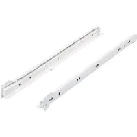 Hettich Rollschubführung 550 mm, pulverbeschichtet Weiß, 20kg