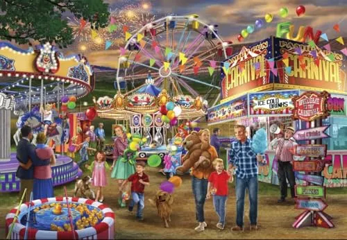 Puzzle 1000 Teile - Family Fun Carnival von Blue Bird