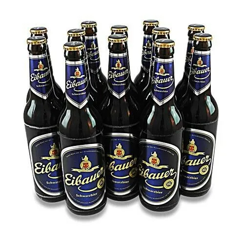 3,78€/1l) Eibauer Schwarzbier - (12 Flaschen à 0,5 l / 4,5% vol.