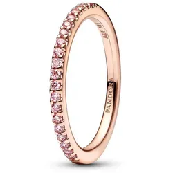 PANDORA Timeless Funkelnder Rosafarbener Pavé-Band Ring in pink von Pandora
