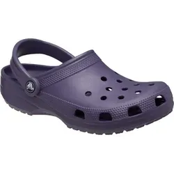 Crocs Sandale Classic Clog pflaumeviolett Damen, Größe 38-39 - Badeschuhe mit ergonomischem Croslite-Material für individuelle Passform und hervorragende Fußgewölbeunterstützung – ideal für Strand und Boot!
