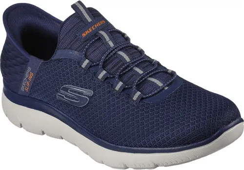 Skechers Summits High Range Herren Sneakers, Navy Mesh Trim, 49.5 EU - Herren-Sneaker mit weichem Mesh-Obermaterial und bequemer Memory-Schaum Einlegesohle für optimalen Komfort, ideal für den Alltag und sportliche Aktivitäten.