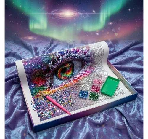 GOLDEN Kreativset GOLDEN Diamond Painting zubehör bilder Weihnachten -Augen
