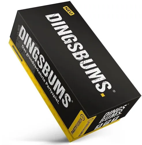 DENKRIESEN - PF 1001 - Partyfieber - Dingsbums - Gesellschaftsspiel für 3-16 Spieler, ideal für unvergessliche Partynächte und Spaß mit Freunden und Familie!