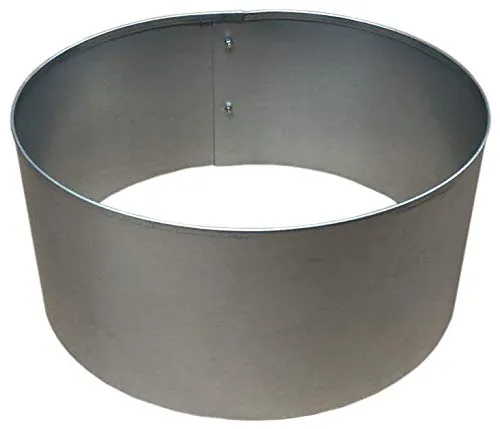 Rasenkanten Baumring Kreis aus Metall durchm. 37 cm x 17,5 cm - 1er Set