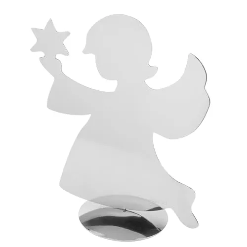 Fink Dekofigur HOLYWORKER - Stilvolle Edelstahl Skulptur für Ihr Zuhause - Elegante Dekofigur aus hochwertigem Edelstahl, 20 cm hoch. Verleiht jedem Raum zeitlose Eleganz und ist ein ideales Wohnaccessoire.