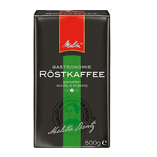 Melitta Gastronomie Filterkaffee Röstkaffee würzig und ergiebig - 12 x 500g Kaffee gemahlen