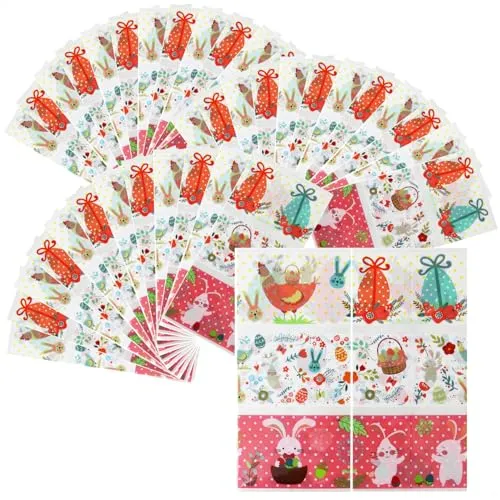 com-four® 108x Schrumpffolie für Ostereier von COM-FOUR