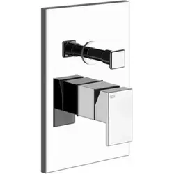 Gessi Farbset Rettangolo Fertigmontageset Für Up-mischer Chrom