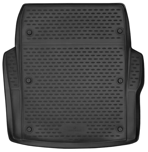 WALSER XTR Kofferraumwanne für BMW 3er (F30) Limousine 2011-2018, 100% passgenaue Antirutschmatte Auto, Gummimatte Auto, Kofferraum Schutzmatte, Anti Rutsch Matte Gummi, Auto Gummimatten