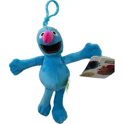 Soma Sesamstrasse Kuscheltier Plüsch Figur 20 cm Plüschtier Stofftier kuschelweich ab den ersten Lebensmonaten geeignet als Geschenk (Grobi 20 cm)