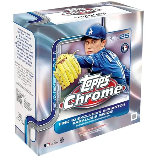 Topps Chrome Baseball – Fabrikversiegelt – Mega-Box 2025