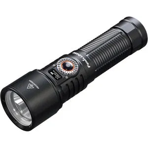 FENIX LD45R Wiederaufladbare Taschenlampe - 2800 Lumen, 480 m Reichweite - Taschenlampen mit fortschrittlichem Fokussystem und OLED-Display, ideal für Outdoor-Abenteuer und Notfälle. Langlebiger Akku und robustes, wasserdichtes Design für maximale Zuverlässigkeit.