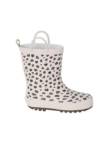vertbaudet Kinder Gummistiefel Gummistiefel mit Henkeln, Blumen oder Leo-Print