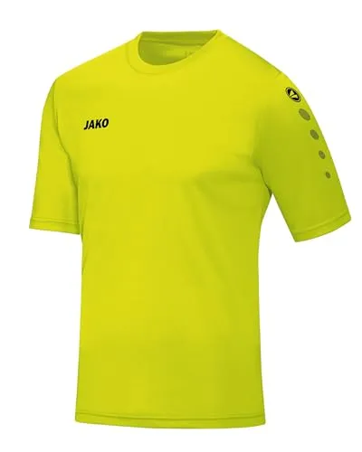 JAKO Herren Fußballtrikots Trikot Team KA, Lime, L, 4233 in gelb von JAKO