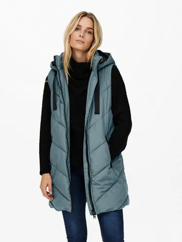 JDY Steppweste JDYSKYLAR LIFE HOOD WAISTCOAT OTW NOOS - Die JDY Steppweste »JDYSKYLAR LIFE HOOD WAISTCOAT OTW NOOS« kombiniert Stil und Funktionalität. Mit praktischen Eingrifftaschen und einem 2-Wege-Reißverschluss ist sie ideal für kühle Tage und vielseitig kombinierbar.