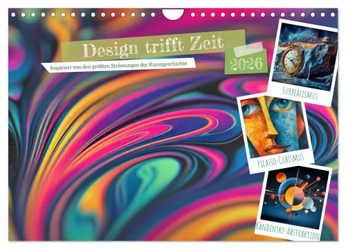 Steffen Gierok-Latniak | Design trifft Zeit (Wandkalender 2026 DIN A4 quer)