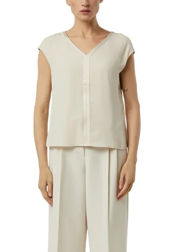 comma Blusenshirt ärmellos mit V-Ausschnitt in VANILLA, Größe 34 EU - Leichtes und atmungsaktives Blusenshirt für einen lässigen Look. Ideal für warme Tage, pflegeleicht und bequem im Alltag.